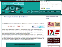Tablet Screenshot of carinsurancequotesireland.org